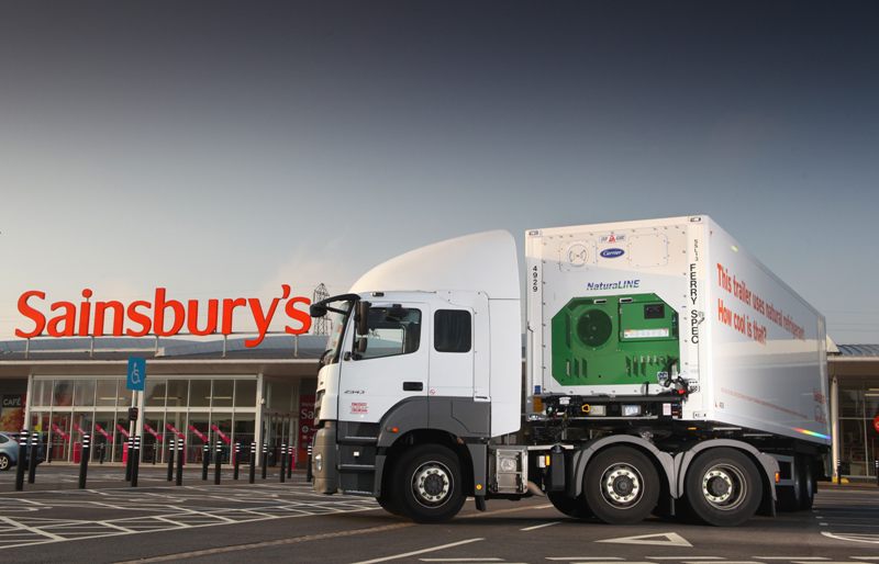 Sainsbury's test Carrier CO2 cooling machine Iepieleaks