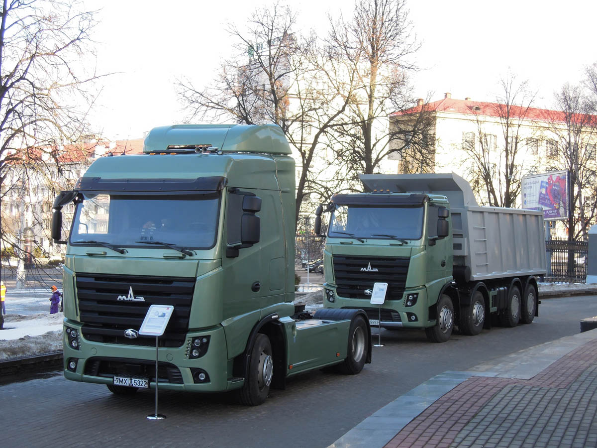 MAZ Euro6 trucks with MercedesBenz engine Iepieleaks