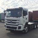 BYD delivers electric truck to California port