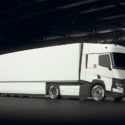 Renault steamline truck with extended aerodynamic front