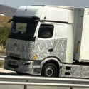 Mercedes working on lower Actros cab