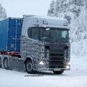 New Scania spotted with cameras